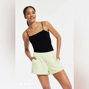 New WSLY Wesley Square Neck Tank Black Size Small $70